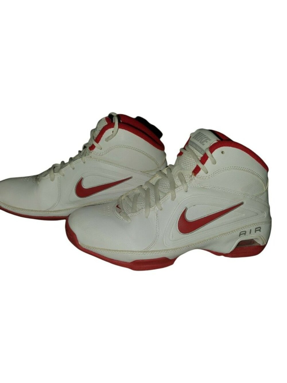 Nike Air Visi Pro lll 3 Basketball Athletic shoes Womens Red White Sz 7.5 Highs